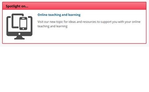 Online teaching and learning